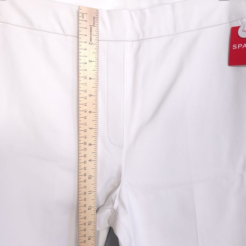 Spanx NEW Size XL Tall Silver Linings On-the-Go Slim Straight Pant 20372T White - Picture 7 of 15